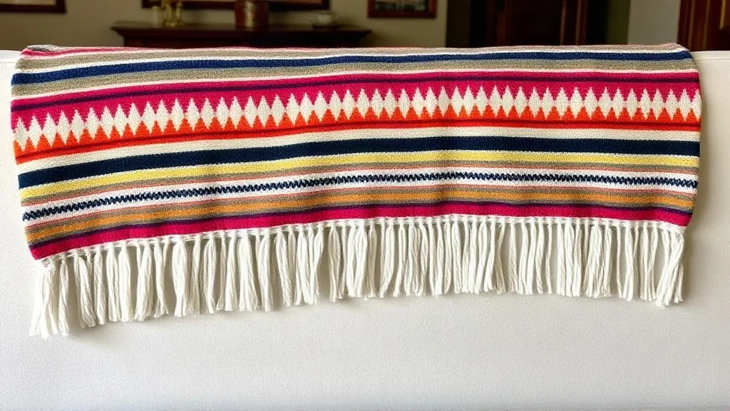 Real-world setting and styling use for How to Fix Tangled or Frayed Tassels on Mexican Blankets