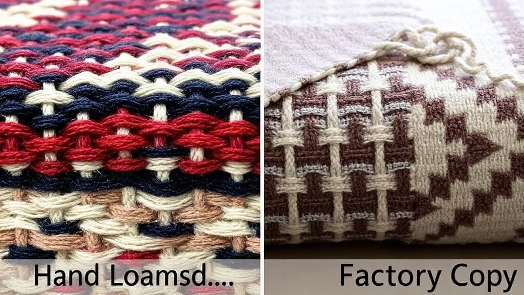 Artisan weave detail and material texture of How to Spot an Authentic Handwoven Mexican Blanket (vs Cheap Counterfeits)