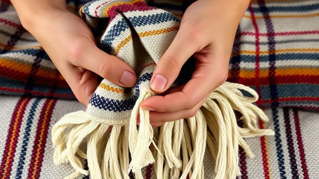 Artisan weave detail and material texture of How to Wash a Mexican Blanket Without Shrinking or Fraying