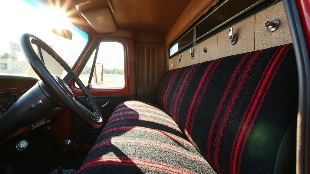 Using Mexican Blankets as Classic Truck & Car Seat Covers Using Mexican Blankets as Classic Truck & Car Seat Covers