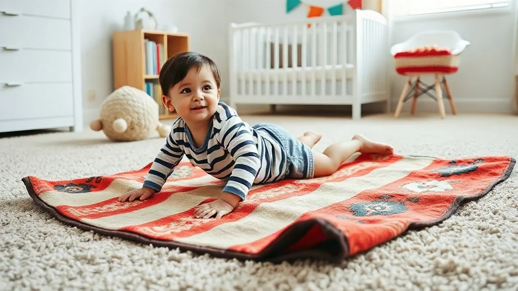 Real-world setting and styling use for Mexican Blankets for Babies & Kids