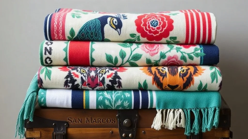 Real-world setting and styling use for How Much Is a Vintage San Marcos Blanket Worth? Collector’s Value Guide