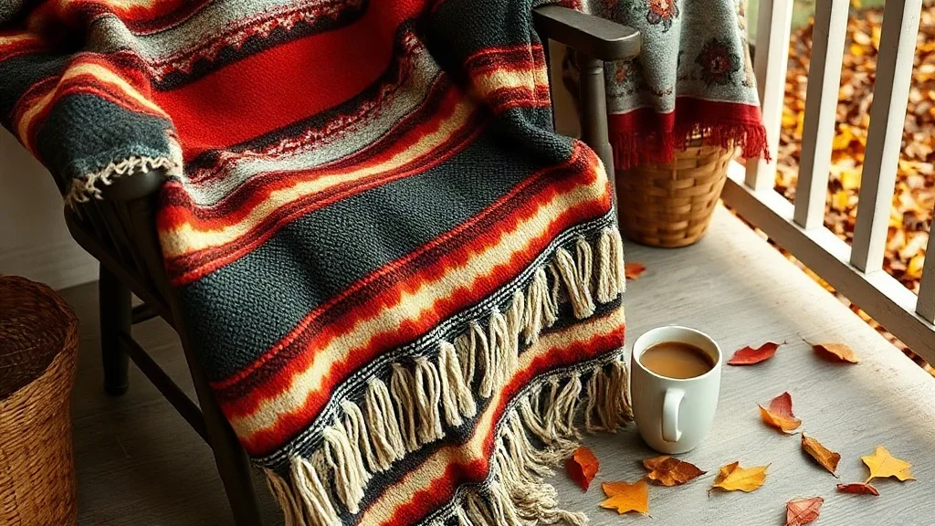 Real-world setting and styling use for What Are Mexican Blankets Called? The Real Names Behind Falsa, Serape & Cobijas