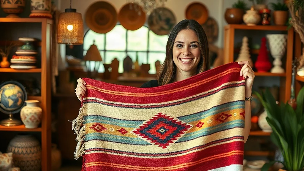 Real-world setting and styling use for Where to Buy Authentic Mexican Blankets in the USA (And What to Avoid)